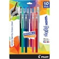 thumbnail image 1 of Pilot FriXion ColorSticks Erasable Gel Pen, Stick, Fine 0.7 mm, Assorted Ink and Barrel Colors, 10/Pack, 1 of 3