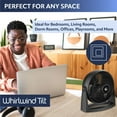 thumbnail image 4 of Lasko Whirlwind Tilt 12" Table Fan with Wall-Mount Option, Choose Color, 4 of 11