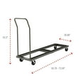 thumbnail image 3 of Alera Metal Chair/Table Cart, 600 lbs. Capacity, Black, 3 of 8