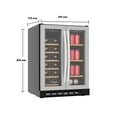 thumbnail image 3 of Frigidaire Gallery 24” Under Counter Beverage Fridge with Dual Zone Storage, 3 of 6