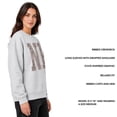 thumbnail image 3 of State of Mine Women's Camo Letters State Sweatshirt, 3 of 6