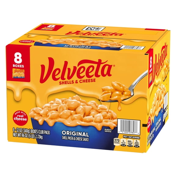 Velveeta Shells & Cheese Original, 12 oz., 8 pk.