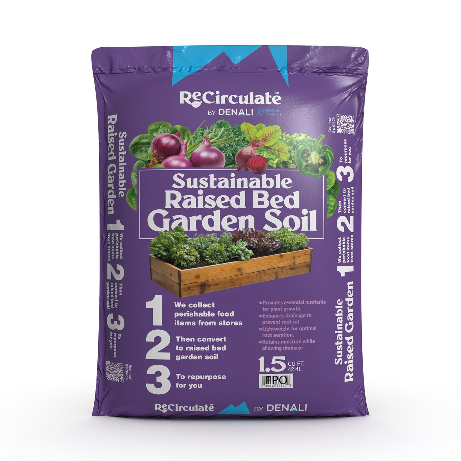 ReCirculate Sustainable Raised Bed Garden Soil, 1.5 cu. ft. - Samsclub.com