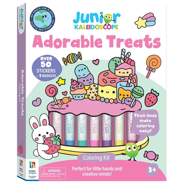 Adorable Treats Coloring Kit, Mixed Media