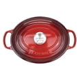 thumbnail image 3 of Le Creuset Signature Cast Iron Oval Dutch Oven, 3 of 4