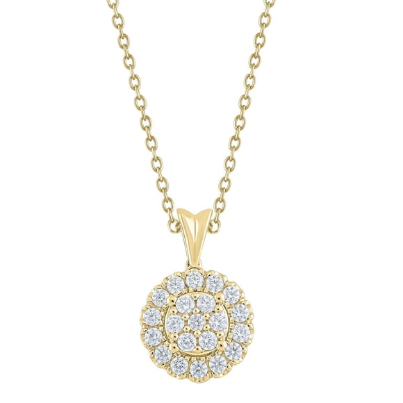 0.46 CT.T.W. Diamond Pendant in 14K Gold