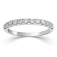 thumbnail image 2 of Round Cut Diamond Band in 14K Gold, 2 of 5