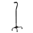 thumbnail image 1 of Medline Aluminum Quad Cane with Large Base, 300 lb Capacity, Black, 1 of 3