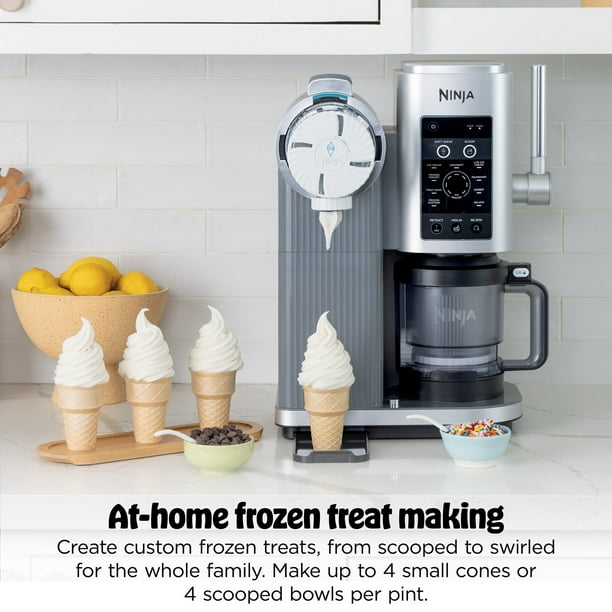 Ninja CREAMi Scoop & Swirl Ice Cream & Soft Serve Maker, 13 One