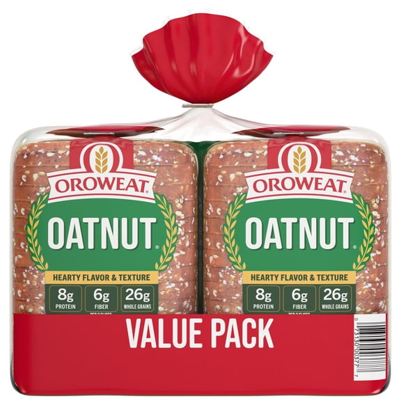 Oroweat Whole Grains Oatnut Bread, 24 oz., 2 pk.
