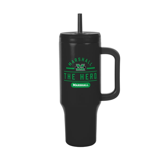 Logo Brands Marshall Thundering Herd Stainless Steel Leakproof Tumbler