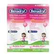 thumbnail image 1 of Children’s Benadryl Allergy Liquid, Bubblegum, 8 fl. oz., 2 pk., 1 of 5