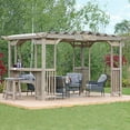 thumbnail image 2 of Member's Mark Charleston 14' x 10' Pergola with Sunshade, 2 of 9
