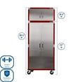 thumbnail image 3 of Seville Classics UltraHD 2 Piece Rolling Steel Garage Storage Cabinet With Stacker Set, 36" W x 18" D x 90.5" H, 3 of 13