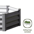 thumbnail image 7 of The Organic Garden Co Hakea 3.28' x 3.28' x 1' Metal Hex Garden Bed, 7 of 9