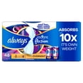 thumbnail image 10 of Always Radiant FlexFoam Overnight Pads, Scented, Size 4, 48 ct., 10 of 10