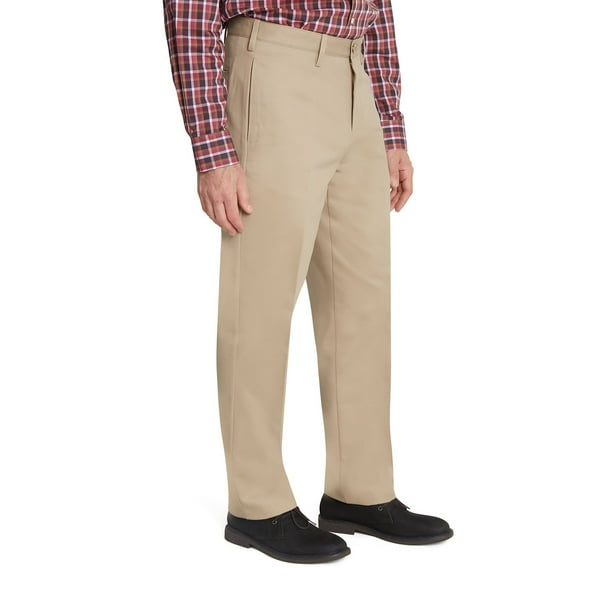 Lands' End Men's Flat Front Wrinkle Resistant Chino Pants