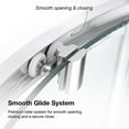thumbnail image 14 of Breeze 38” x 38” x 77” Corner Shower Kit with Clear Glass, Walls, Base and Hardware, 14 of 19