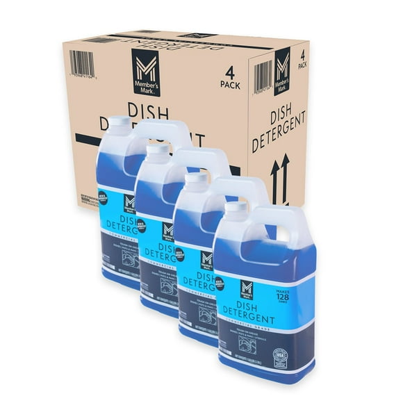 Member's Mark Commercial Dish Detergent, 1 Gallon Jugs