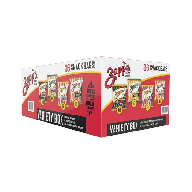 Zapp's Variety Pack Potato Chips, 1 oz., 36 pk. - Samsclub.com