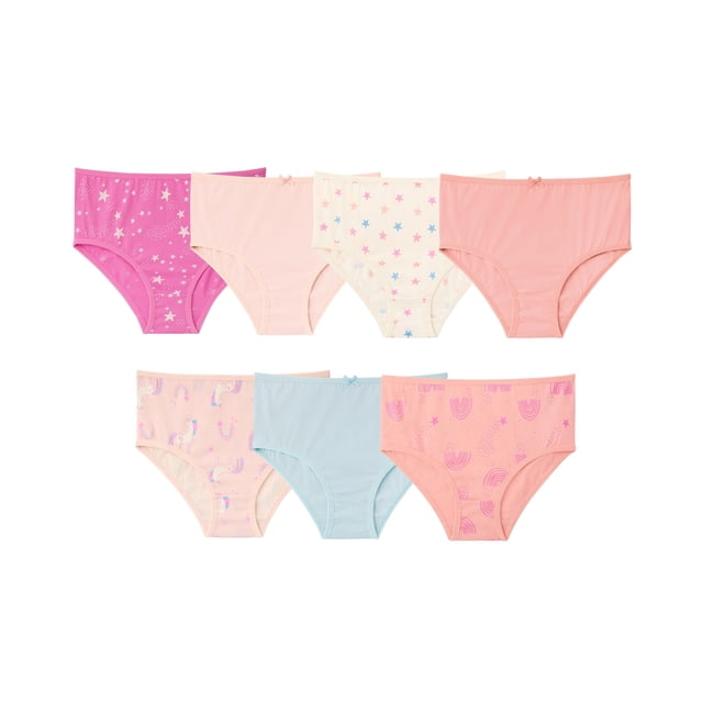 Member's Mark Girls 7- pack Organic Cotton Boxer Brief
