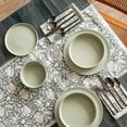 thumbnail image 8 of Over&Back 100% Cotton Hand-Blocked Printed Table Runner, Floral, 8 of 8