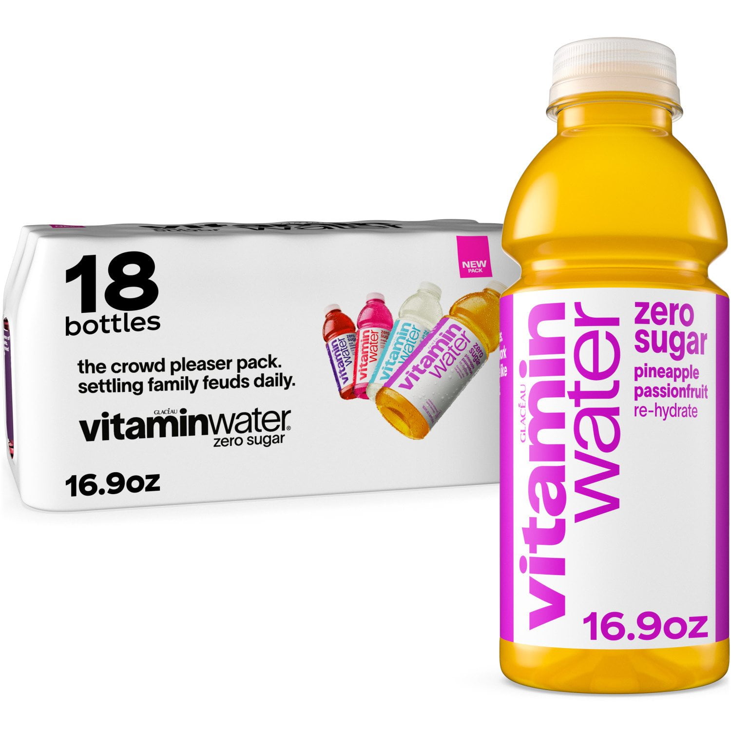 Glaceau Vitaminwater Zero Variety Pack Nutrient Enhanced Water
