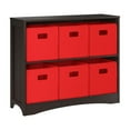 thumbnail image 1 of RiverRidge Horizontal Bookcase with 6 Bins, Assorted Shelf and Bin Colors, 1 of 6