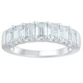 thumbnail image 1 of Lab Created Emerald Cut 1.96 CT. T.W. 7 Stone Diamond Ring in 18K Gold, 1 of 4