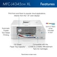 thumbnail image 3 of Brother INKvestment Tank All-in-One Inkjet Printer, MFC-J4345DWXL, 3 of 8