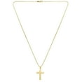 thumbnail image 2 of Cross Pendant Necklace in 14K Gold, 2 of 4