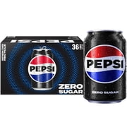 Pepsi Zero Sugar, 12 fl. oz., 36 pk.