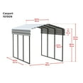 thumbnail image 17 of Arrow 10' x 15' x 9' Carport, 17 of 18