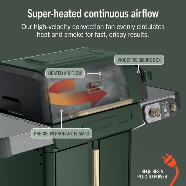 Ninja™ FlexFlame™ 5-in-1 Propane Gas Outdoor Cooking System