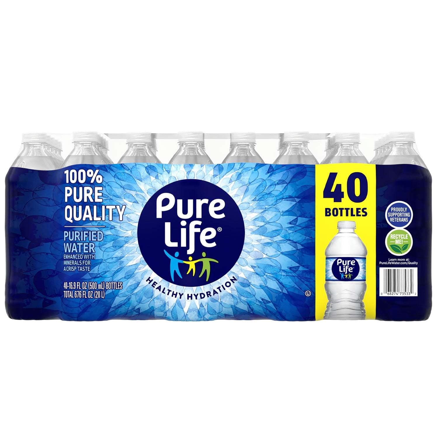 Pure Life Purified Water 16.9 fl. oz., 40 pk. - Samsclub.com