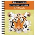 thumbnail image 1 of Brain Games - Sticker by Number: Animals by Brain Games, Spiral Bound, 1 of 5
