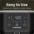 thumbnail image 4 of Chefman TurboFry Touch 6-Quart Air Fryer with Window, Includes 4 Cooking Presets, 4 of 8