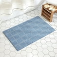 thumbnail image 1 of Town & Country Everyday Ultra Plush Solid Tufted Windowpane Bath Mat 20"x32", 1 of 10