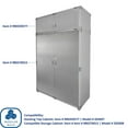 thumbnail image 7 of Seville Classics UltraHD Stacking Top Cabinet, 60” W x 24” D x 18.5” H, 7 of 11