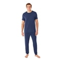 thumbnail image 1 of Dreammark Men's 2-Piece Jogger Pajama Set, 1 of 11