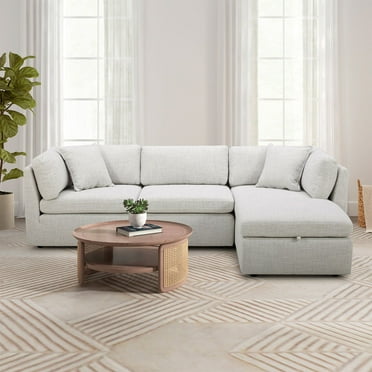 Member’s Mark Lindsey Modular Fabric Sofa with Storage Ottoman