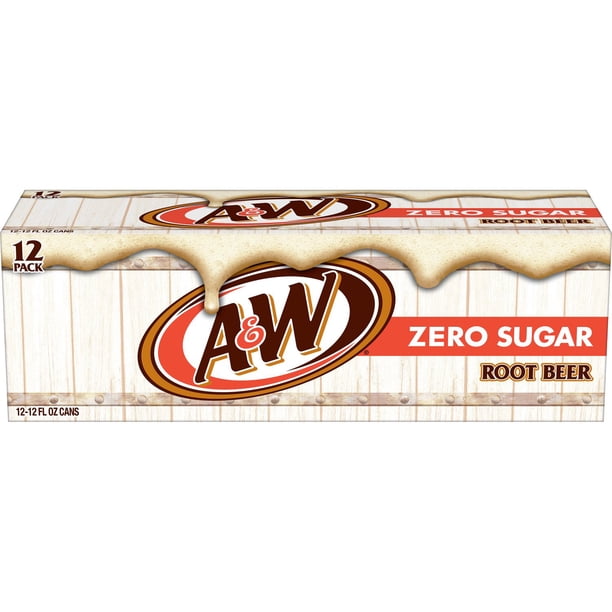 A&W Zero Sugar Root Beer 12缶✖️４ケース A&W Zero Sugar Root Beer Soda 12 fl. oz., 12 pk. - Samsclub.com