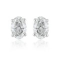 thumbnail image 1 of Lab Created 2.00 CT. T.W. Fancy Cut Diamond Stud Earrings in 18K Gold, 1 of 8
