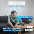 thumbnail image 2 of BLACK+DECKER 11,500 BTU Split Air Conditioner with Heat, 230V, 2 of 9