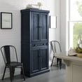 thumbnail image 1 of Crosley Furniture Seaside Coastal Pantry Storage Cabinet with Shelves, 1 of 19