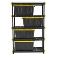thumbnail image 11 of Member's Mark 27 Gallon Heavy-Duty Black and Yellow Storage Tote, 20.6" D x 30.6" W x 14.3" H, 1 pack or 4 pack, 11 of 11