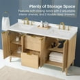 thumbnail image 11 of OVE Decors Gabi 60" W x 22" D Freestanding Bathroom Vanity with Sink, 11 of 15