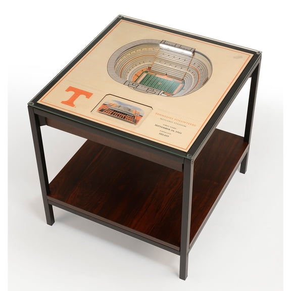 YouTheFan Tennessee Volunteers Lighted Stadium End Table