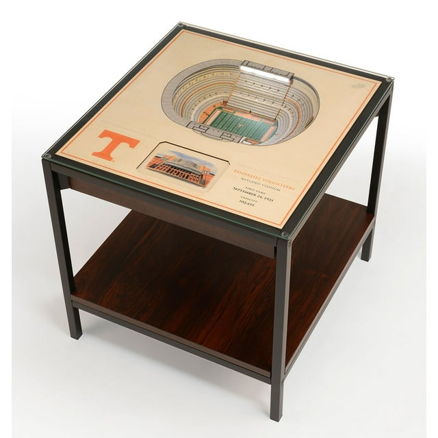 YouTheFan Tennessee Volunteers Lighted Stadium End Table