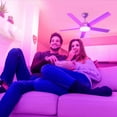 thumbnail image 5 of Atomi Smart Luminus 52” 5-Blade Indoor Ceiling Fan with RGB Light & App Control, 5 of 8